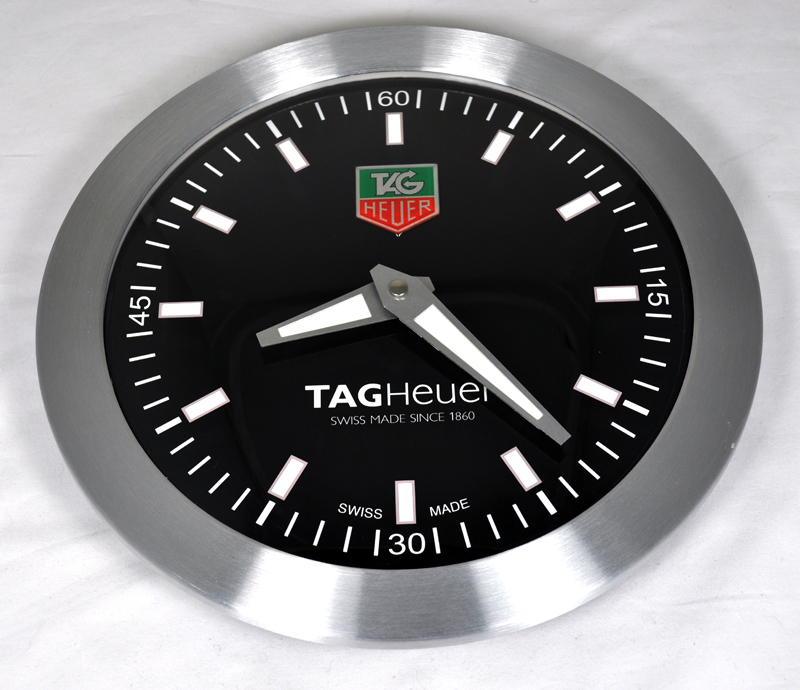 TAG HEUER ADVERTISING SHOWROOM WALL CLOCK DISPLAY | eBay